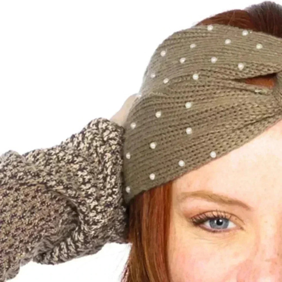 TAN HEADBAND - Picture 3 of 3